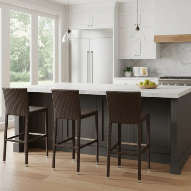 Samz Design Outdoor Furniture Specialist in Shah Alam featuring High Stool Made from Aluminum and Viro