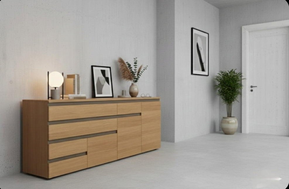Breeze Teak Wood Sideboard