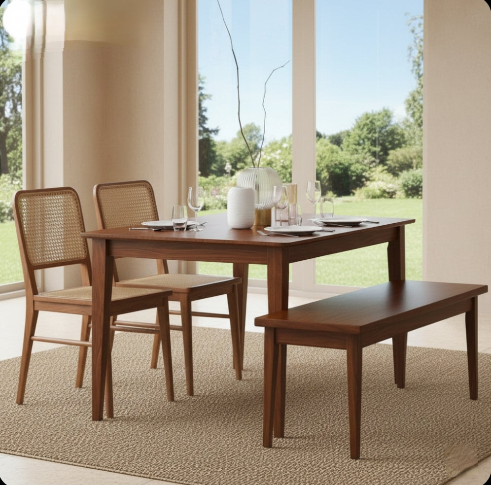 Breeze Teak Wood Dining Table - Image 3