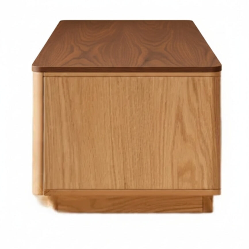 Teak Wood Cabinet by Samz Design Subang Selangor showing close up of side view