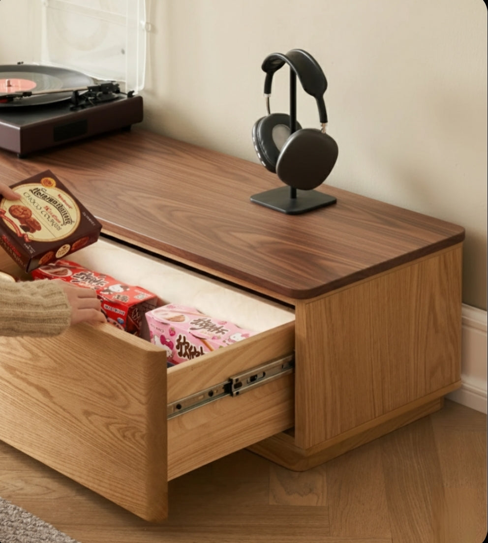 British Teak Wood TV Cabinet - Image 3