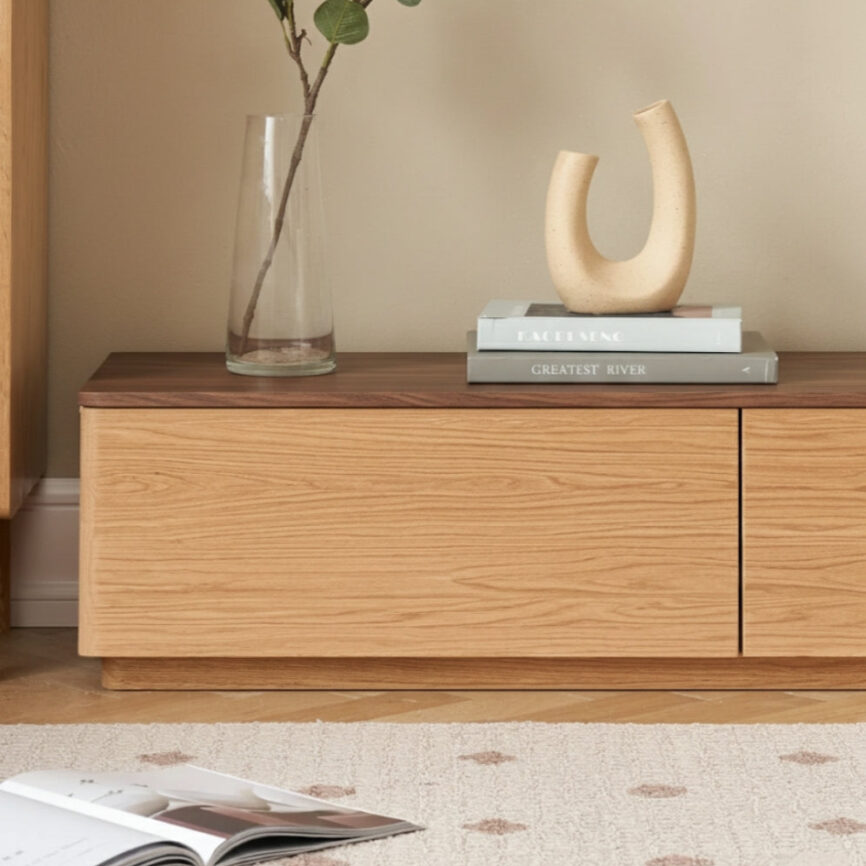 Teak Wood Cabinet by Samz Design Subang Selangor showing close up of front drawer
