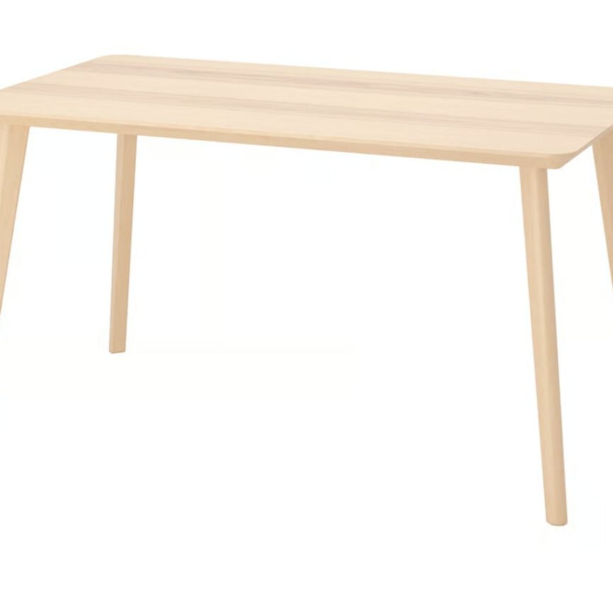 Samz teak wood rectangular dining table by Samz Design, splayed legs, Shah Alam