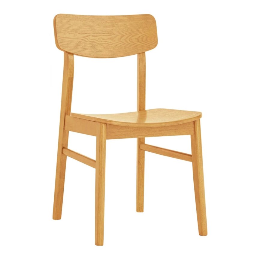 FDF Solid teak Wood Dining Chair by Samz Design with modern wooden frame for dining rooms, cafés, restaurants, and hotels.