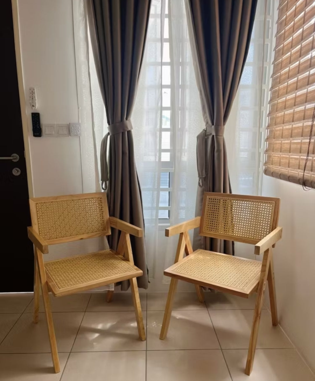 Basmah Teak Wood Dining Chair - Image 6