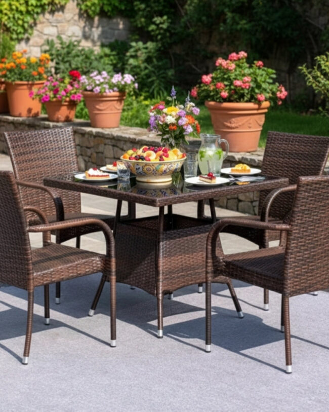 Samz Rattan Dining Chair