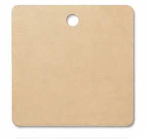 Beige color swatch powdered coated aluminium