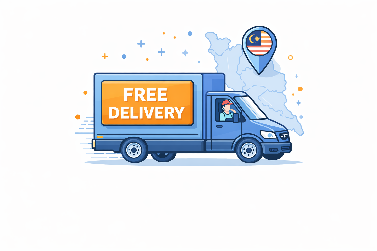 Graphic Free Delivery in Klang Valley on Purchase of RM 8000 or above by Samz Design Selangor Malaysia