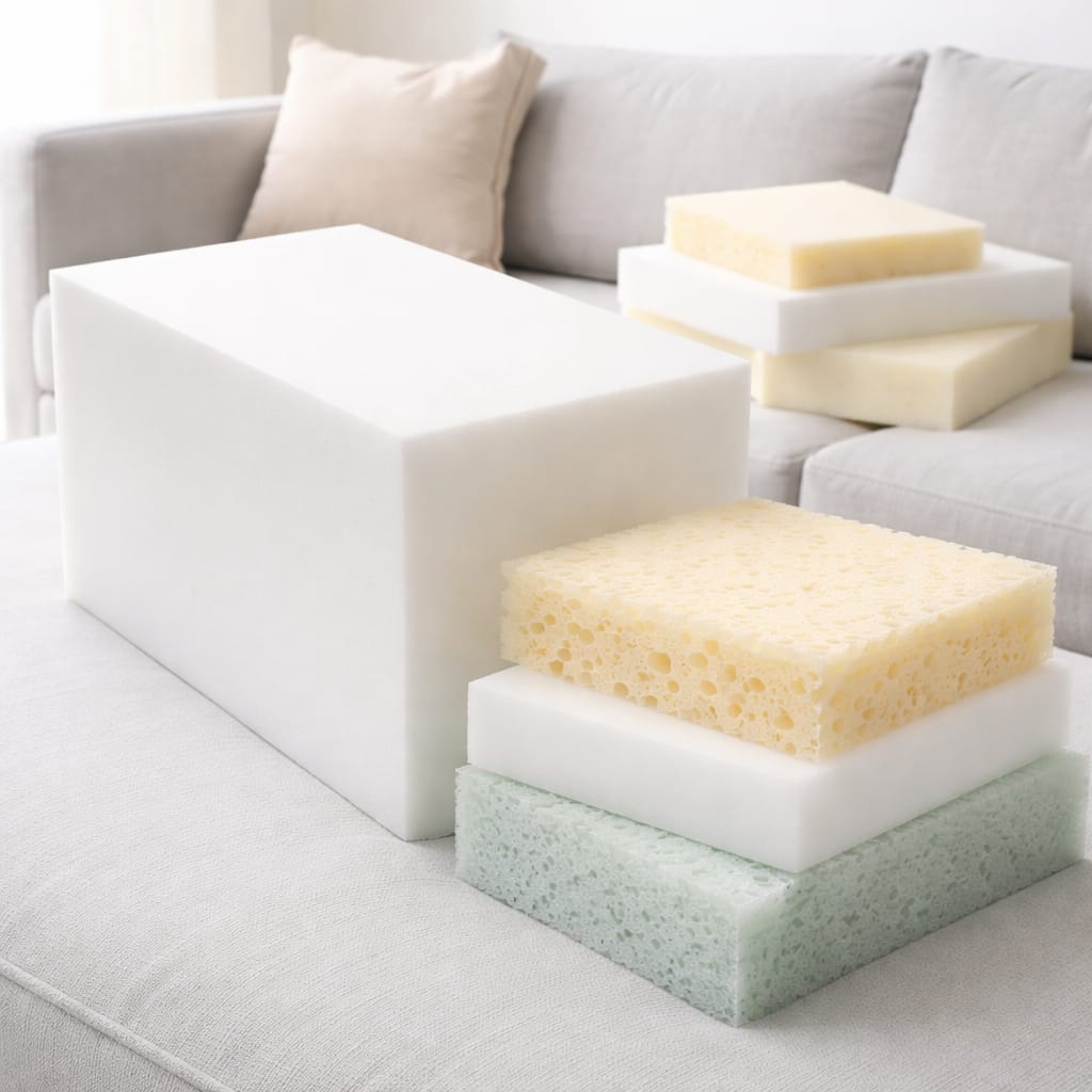 Normal & Quick Dry Foam close up