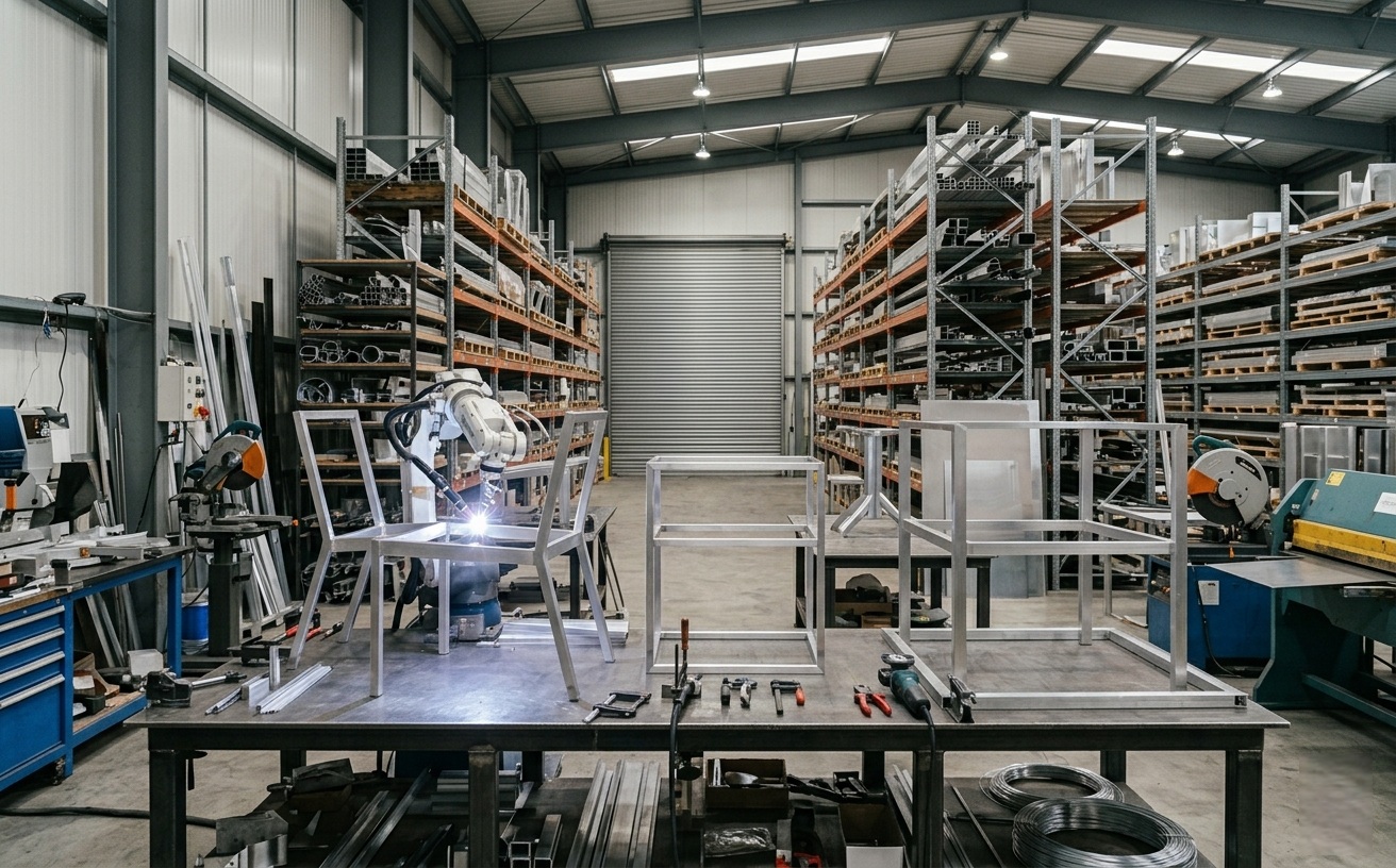 Metal material in house fabrication and manufacturing By Samz Design Malaysia Outdoor Manufacturing Company