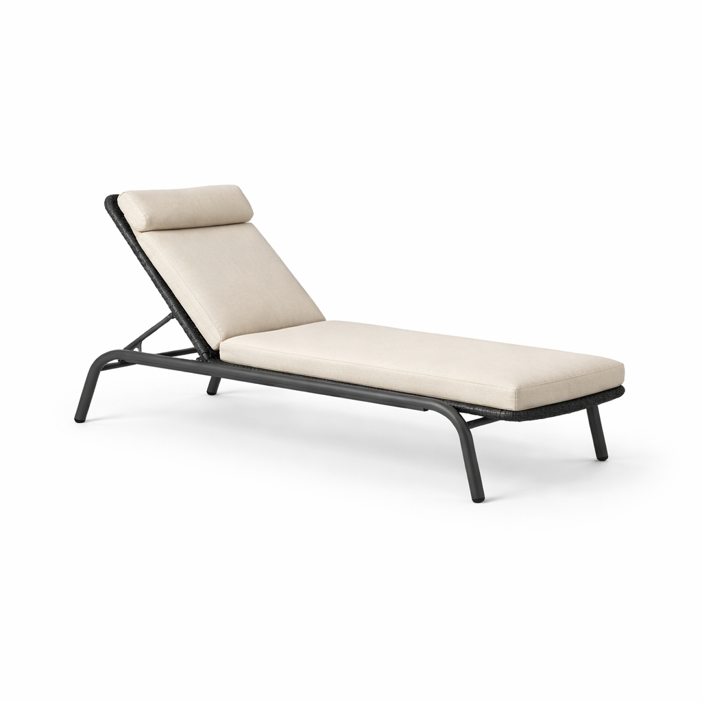 Klana Rope & Aluminium Sun Lounger - Image 2