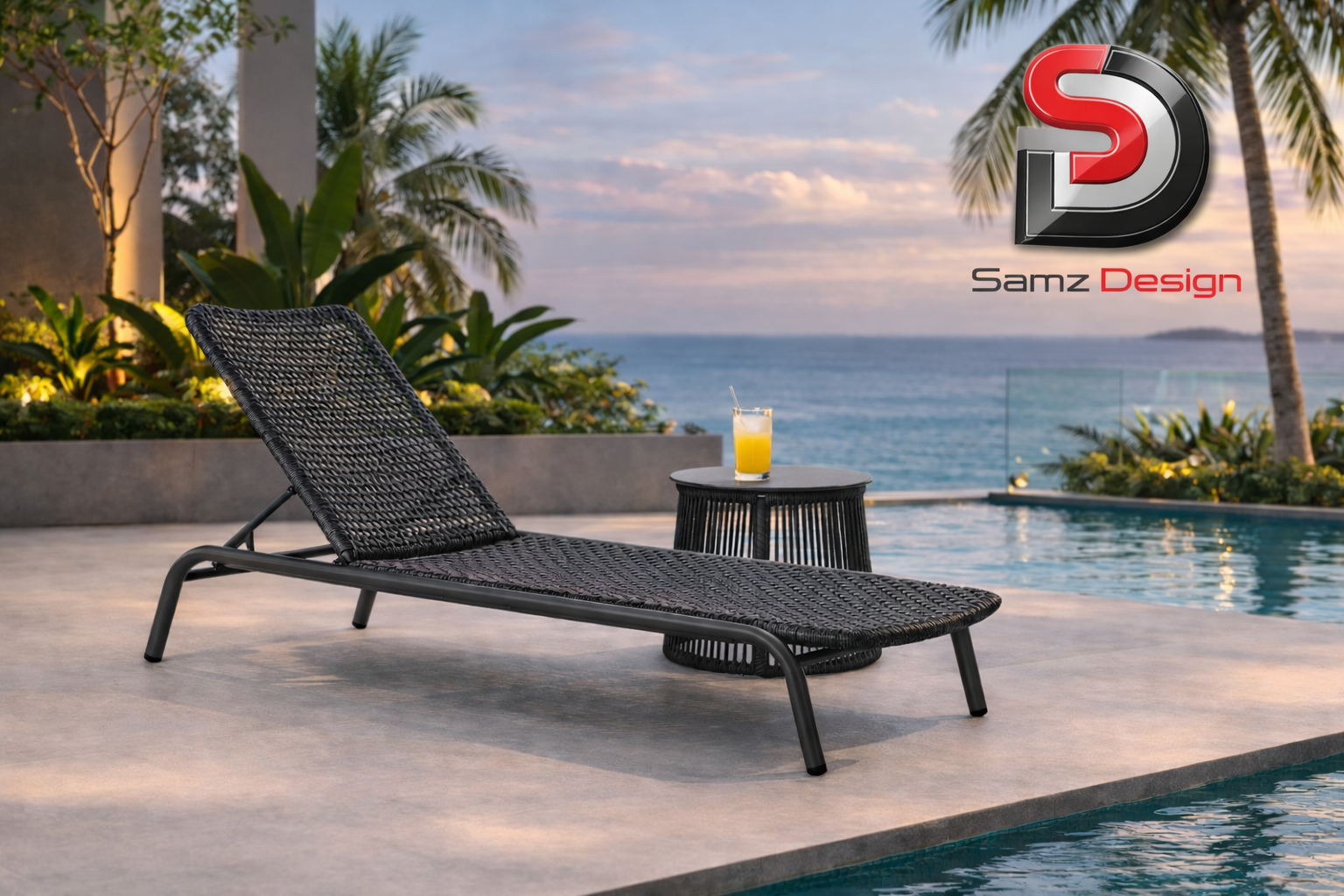 Klana Rope & Aluminium Sun Lounger