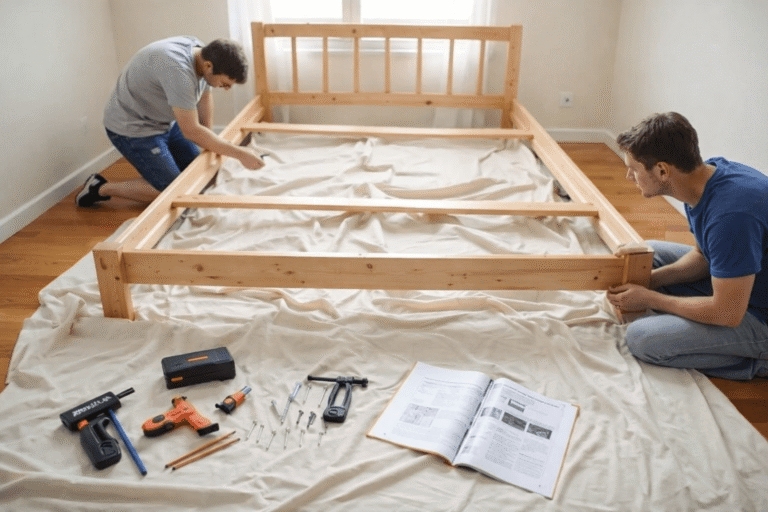 Bed Frame Assembly Furniture Assembly Service Provided by Samz Design in Shah Alam