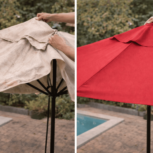 Canvas and Parasol Canopy Repalcement By Samz Design Subang Malaysia