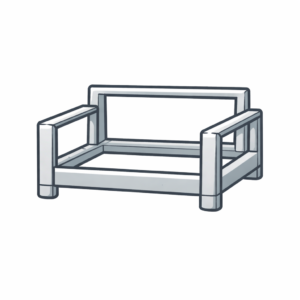 Graphic for Frame Material option Samz Design Custom Outdoor Furniture kuala lumpur Malaysia