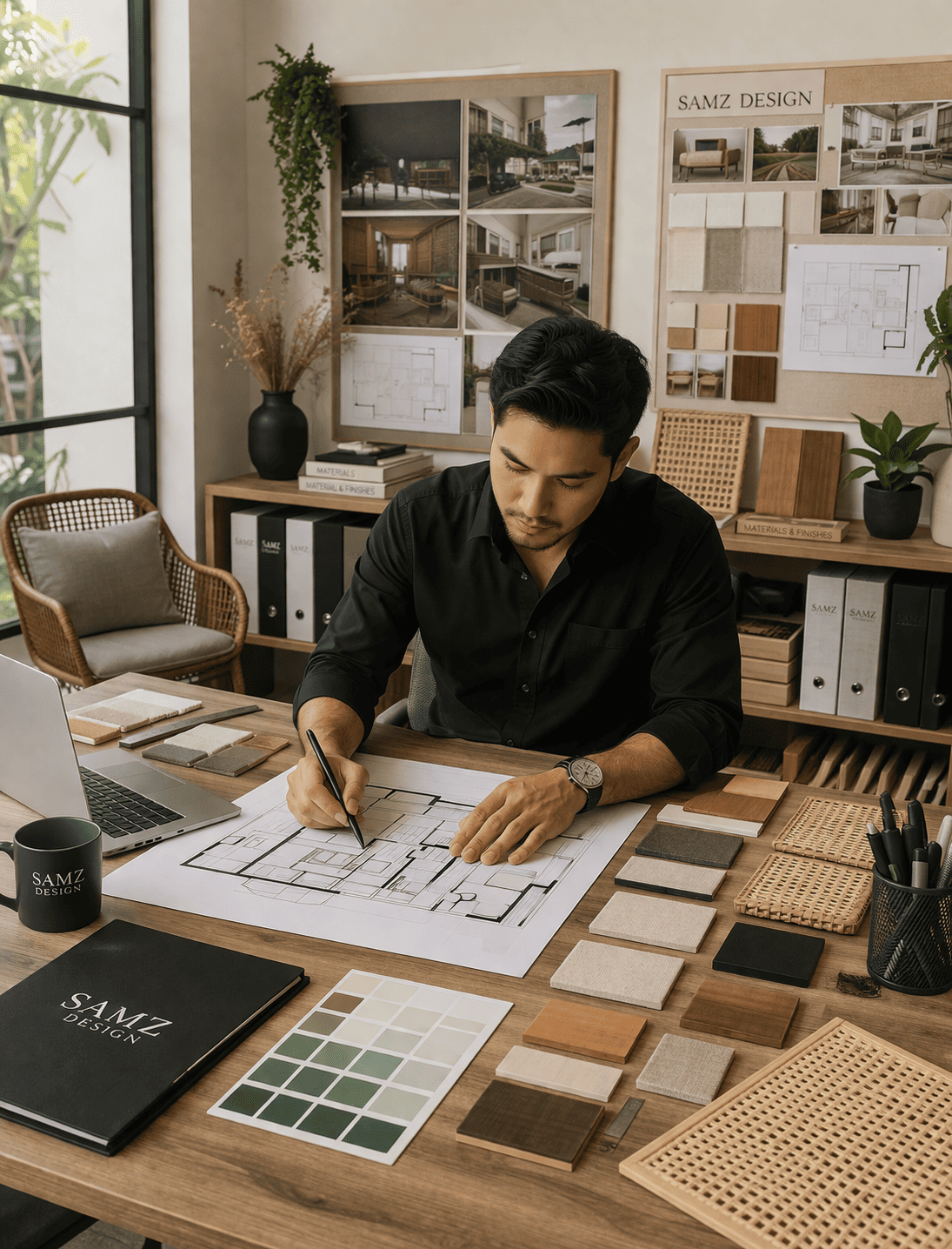 Interior Designer at work collaboration with Samz Design Kuala Lumpur