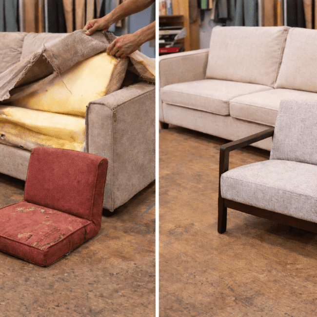 Sofa and Chair Re-upholstery Furniture Maintenance Service by Samz Design Shah Alam