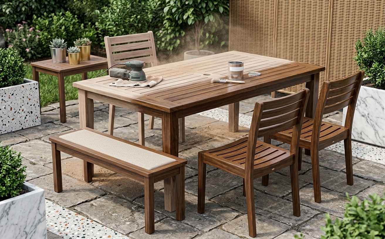 wood sanding & refinishing Samz Design Malaysia Repair and Maintenance Service