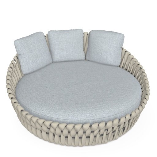 Linea daybed with outdoor cushions