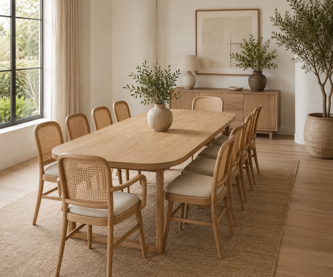 Ovi Teak Wood Dining Table - Image 3