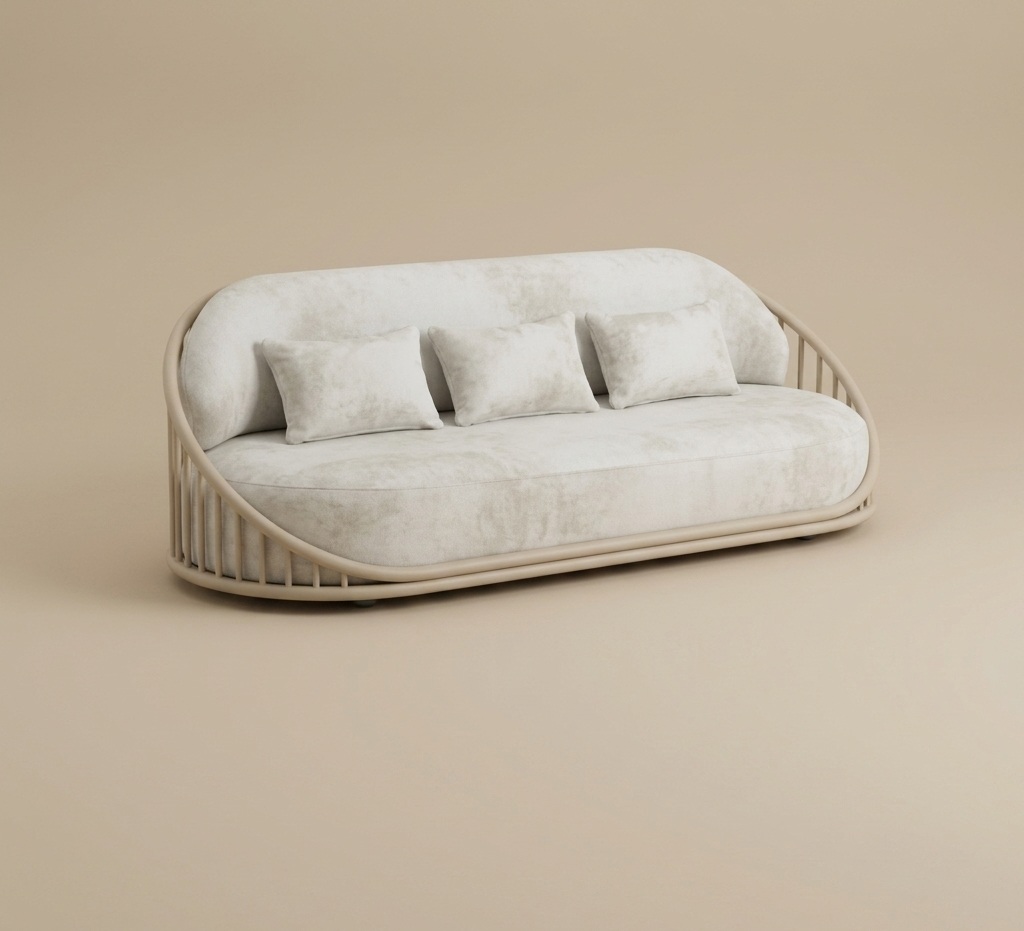 Nova Outdoor Aluminium Sofa Set - Image 3