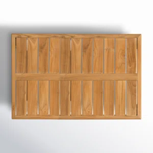 Arfa Outdoor Teak Wood Coffee Table by Samz Design Shah Alam featuring solid teak wood construction for patios, gardens, and outdoor living spaces.