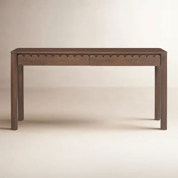 Petal Teak Wood Console Table by Samz Design Shah Alam