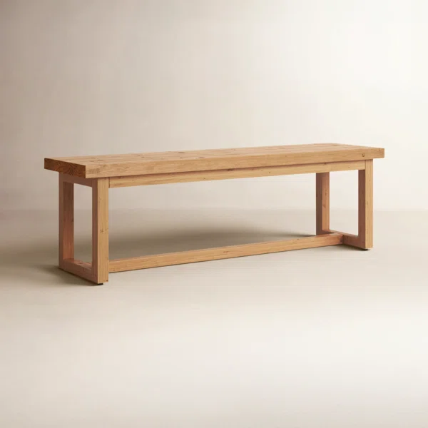 Solar teak wood backless bench by Samz Design Shah Alam Malaysia